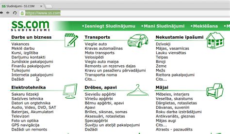 ss.com Lv sludinājumi